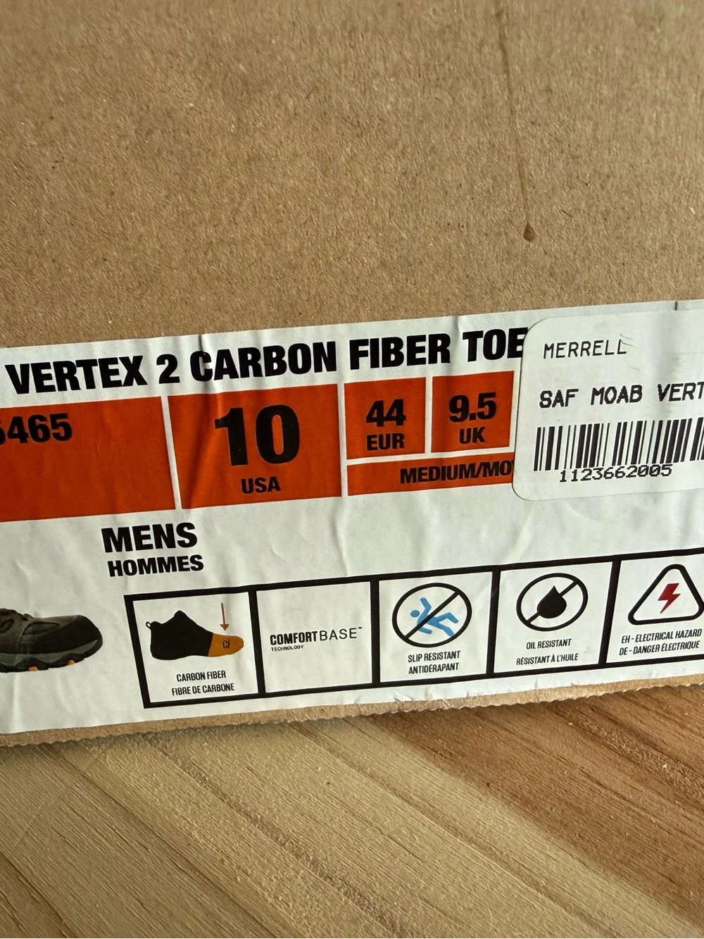 Merrell men's work boot